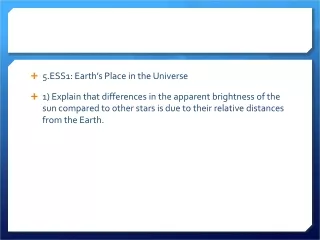 5.ESS1: Earth’s Place in the Universe