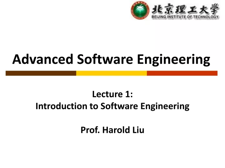 advanced software engineering