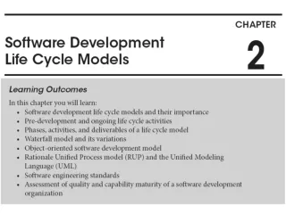 What is a life cycle model?
