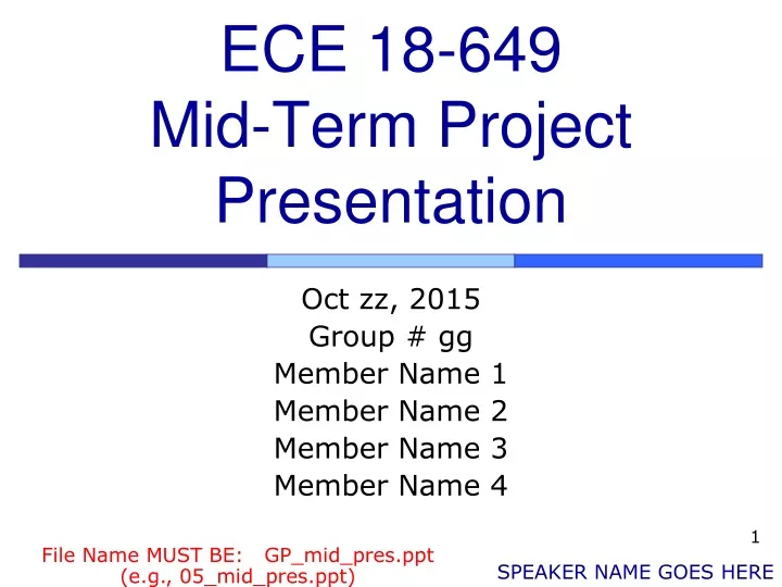 ece 18 649 mid term project presentation