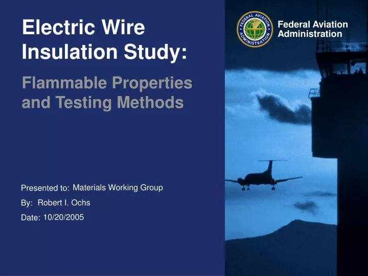 electric wire insulation study