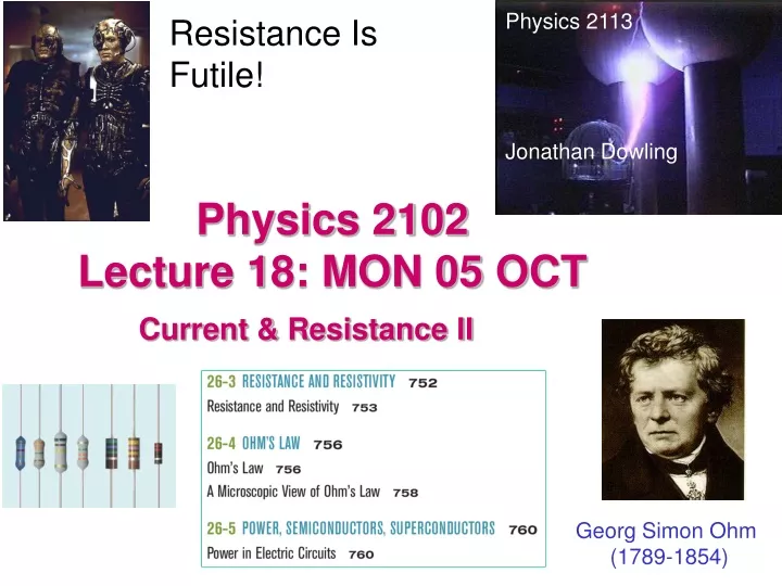 physics 2102 lecture 18 mon 05 oct