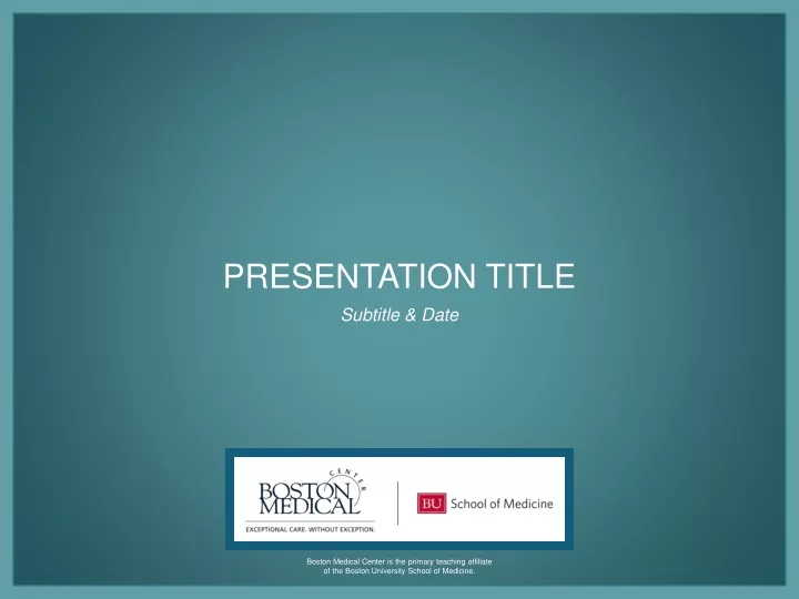 presentation title