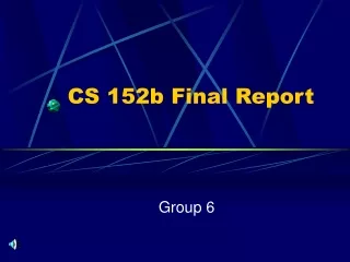 CS 152b Final Report