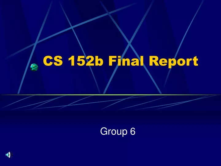 cs 152b final report