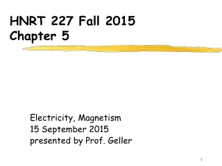 HNRT 227 Fall 2015 Chapter 5