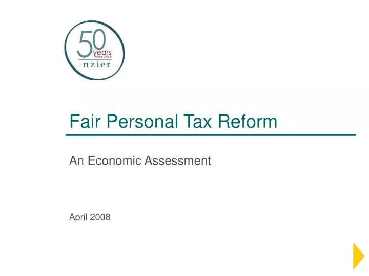 fair personal tax reform