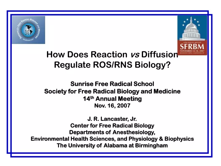 how does reaction vs diffusion regulate