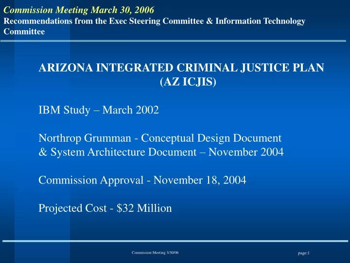 arizona integrated criminal justice plan az icjis