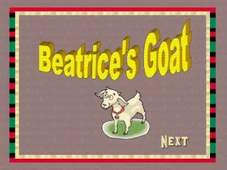 Beatrice's Goat