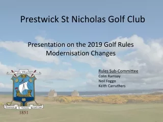 Prestwick St Nicholas Golf Club