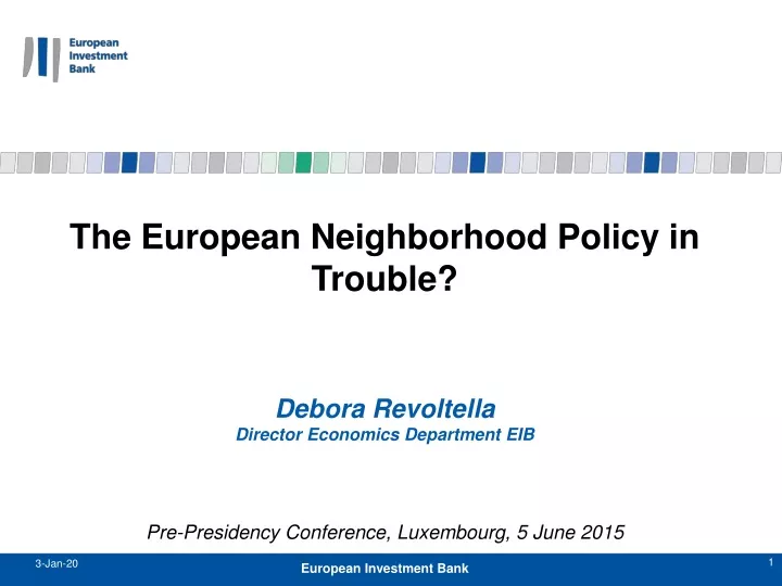 the european neighborhood policy in trouble
