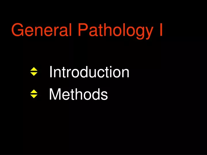 general pathology i