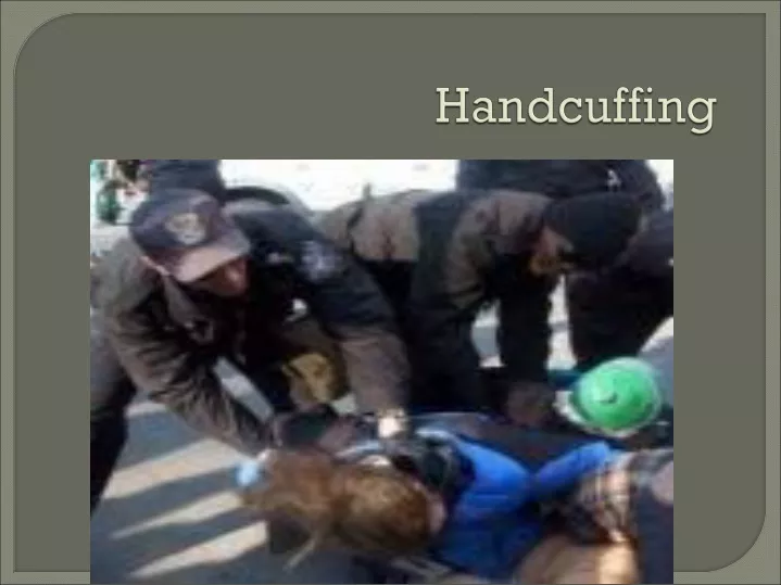 handcuffing