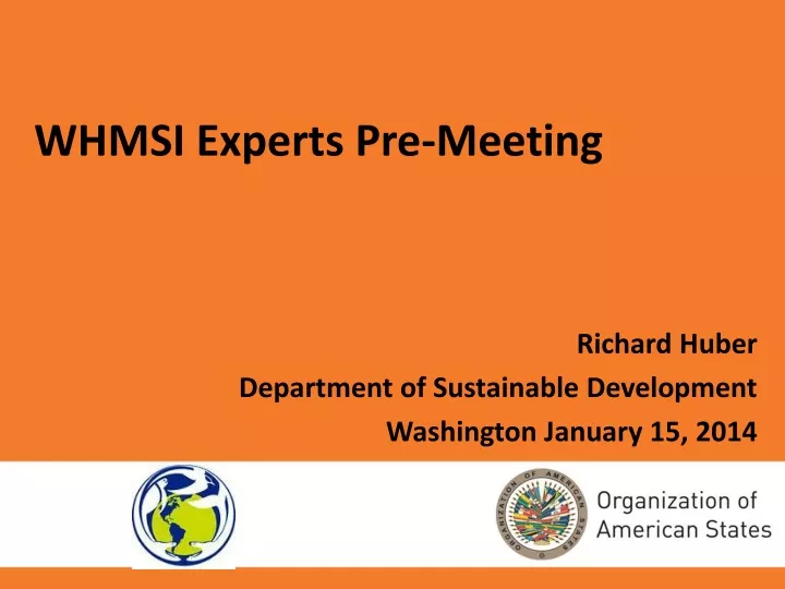 whmsi experts pre meeting