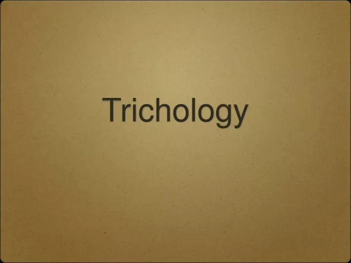 trichology