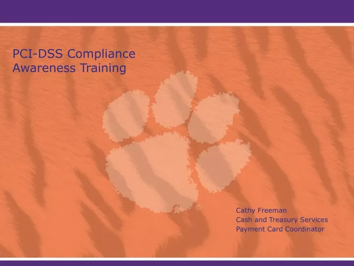 pci dss compliance awareness training