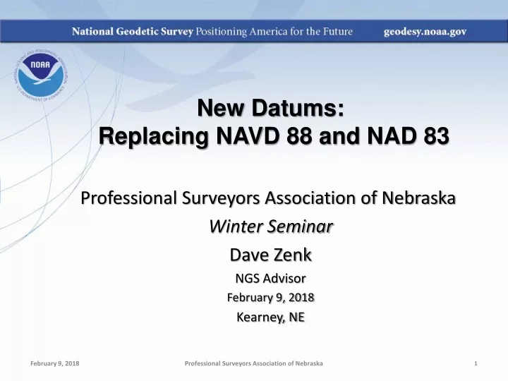 new datums replacing navd 88 and nad 83
