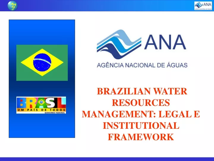 brazilian water resources management legal