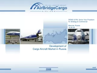 Development  of  Cargo  Aircraft Market in Russia