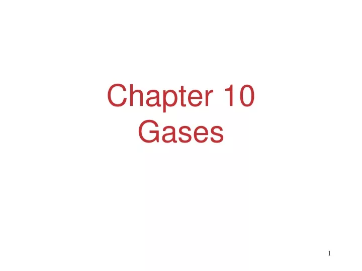 chapter 10 gases