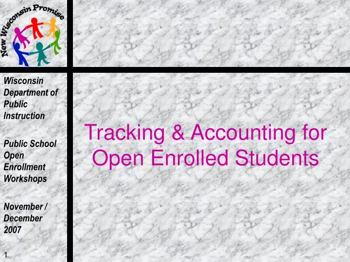 tracking accounting for open enrolled students