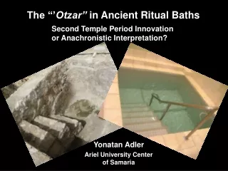 Second Temple Period Innovation or Anachronistic Interpretation?
