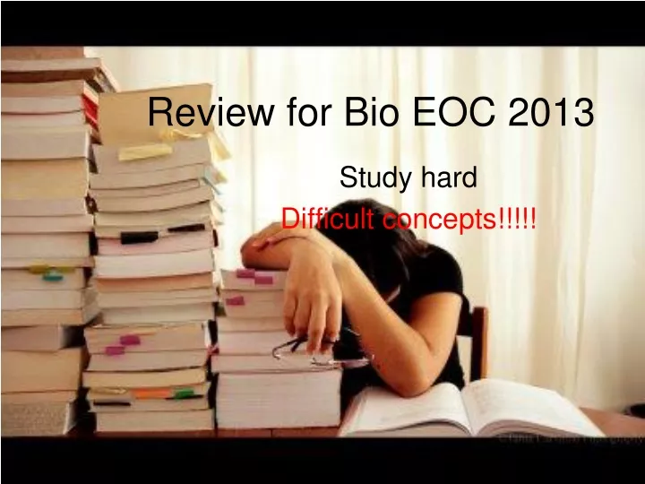 review for bio eoc 2013