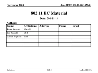 802.11 EC Material