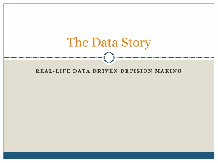 the data story