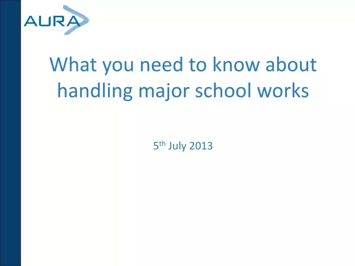 what you need to know about handling major school