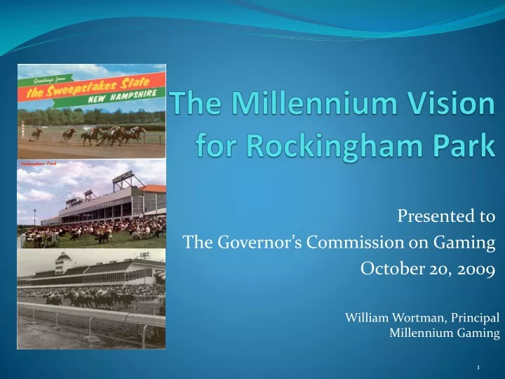 the millennium vision for rockingham park