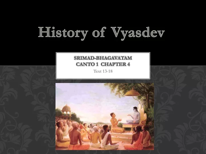 srimad bhagavatam canto 1 chapter 4