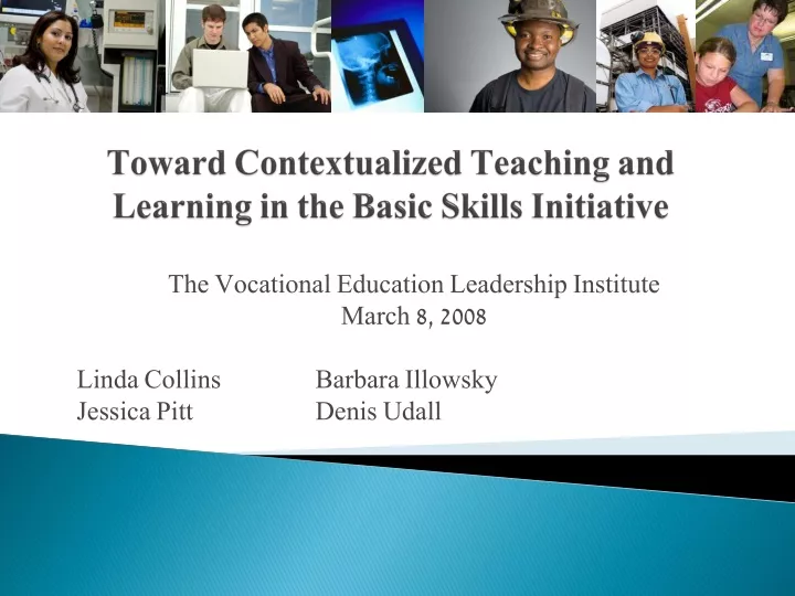 toward contextualized teaching and learning in the basic skills initiative