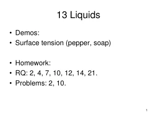13 Liquids