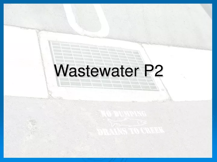 wastewater p2