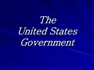 The  United States Government