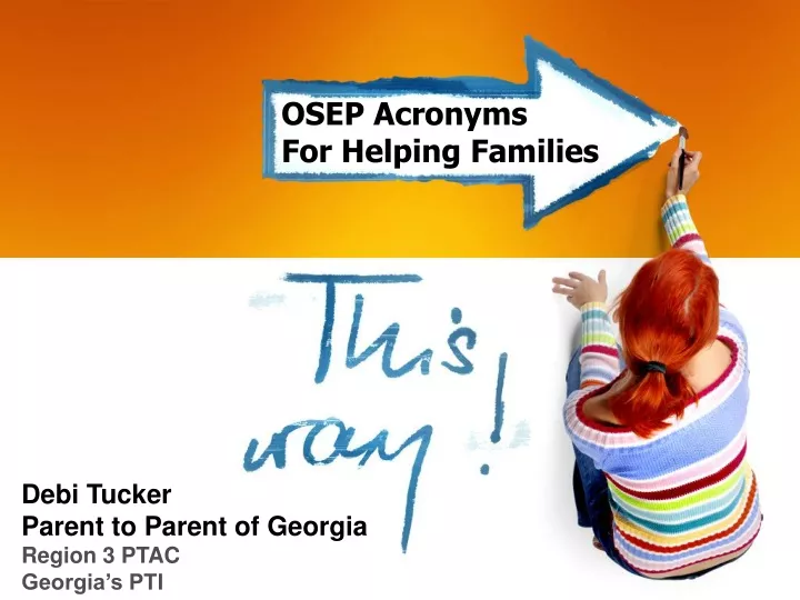 osep acronyms for helping families