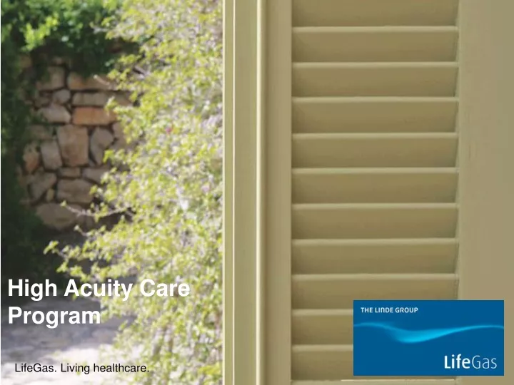 high acuity care program