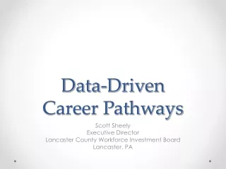 Data-Driven  Career Pathways