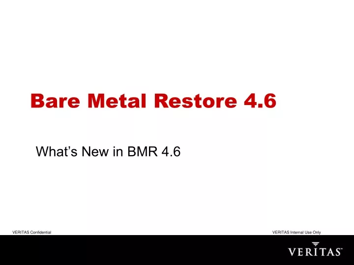 bare metal restore 4 6