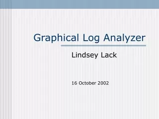 Graphical Log Analyzer