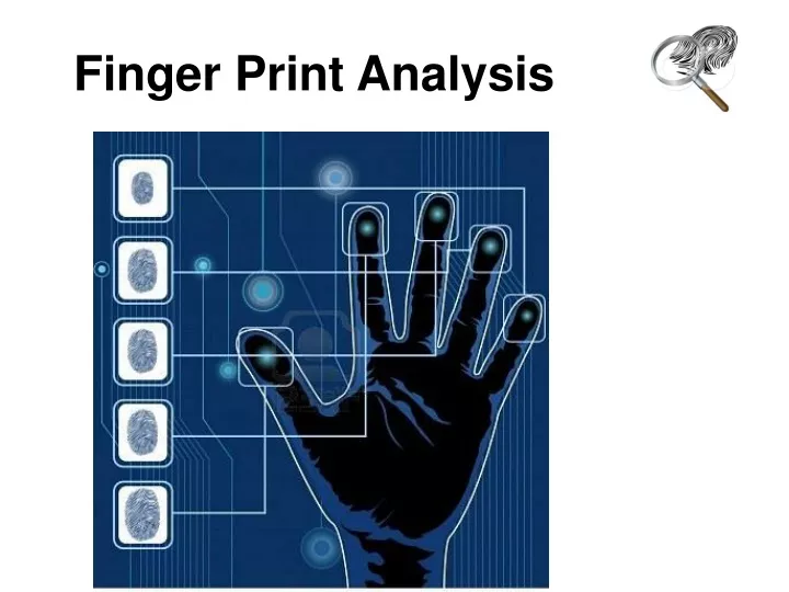 finger print analysis