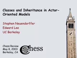 Classes and Inheritance in Actor-Oriented Models