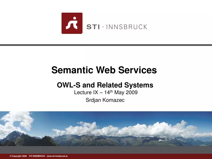 semantic web services