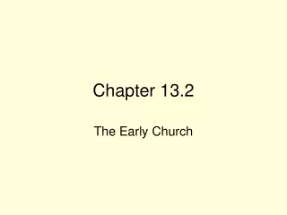 Chapter 13.2