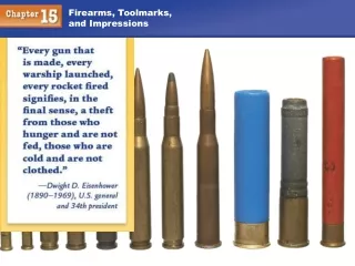 Forensic analysis is vital to solve a crime that uses a gun.