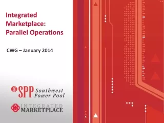Integrated  Marketplace: Parallel Operations