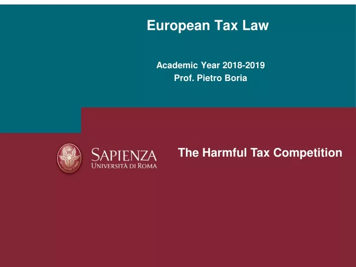 academic year 2018 2019 prof pietro boria