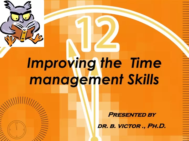 improving the time management skills